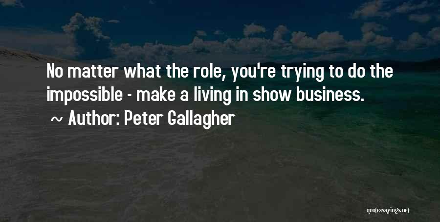 Peter Gallagher Quotes 2237633