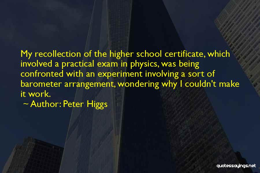 Peter Higgs Quotes 795975
