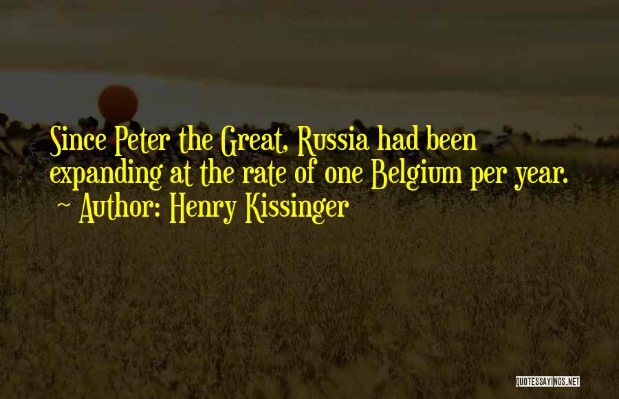 Peter I Of Russia Quotes By Henry Kissinger