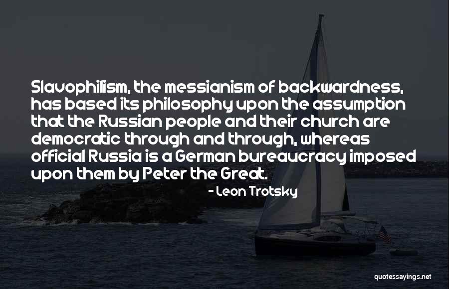 Peter I Of Russia Quotes By Leon Trotsky