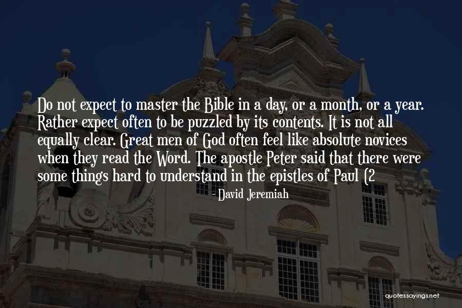 Peter In The Bible Quotes By David Jeremiah Peter In The Bible Quotes By David Jeremiah