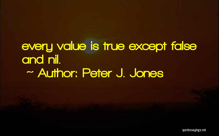 Peter J. Jones Quotes 2172654