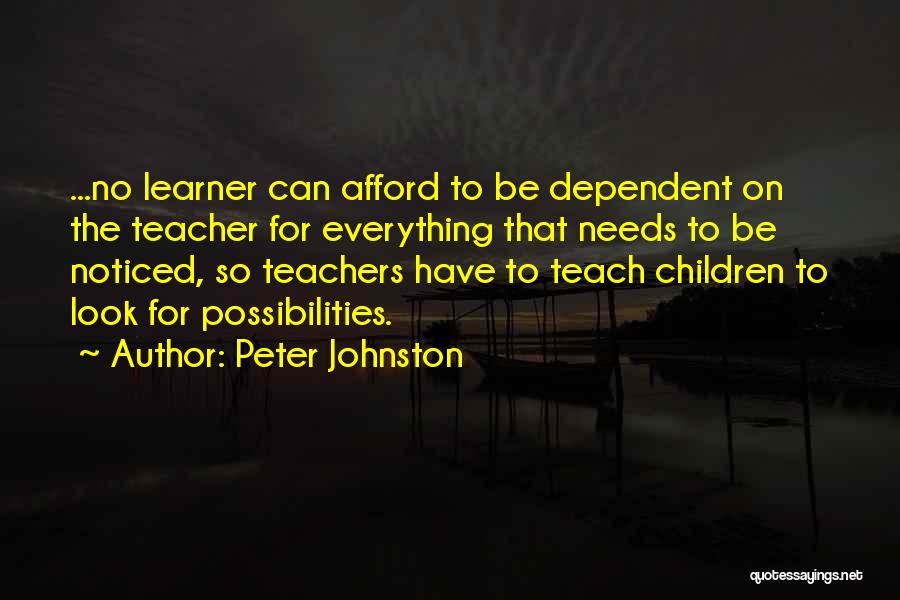 Peter Johnston Quotes 1927995