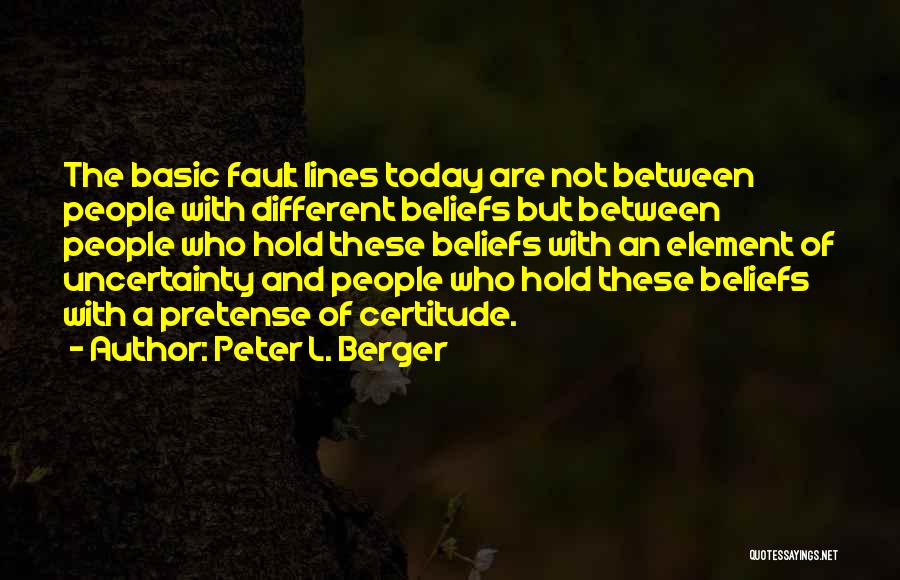 Peter L. Berger Quotes 254689