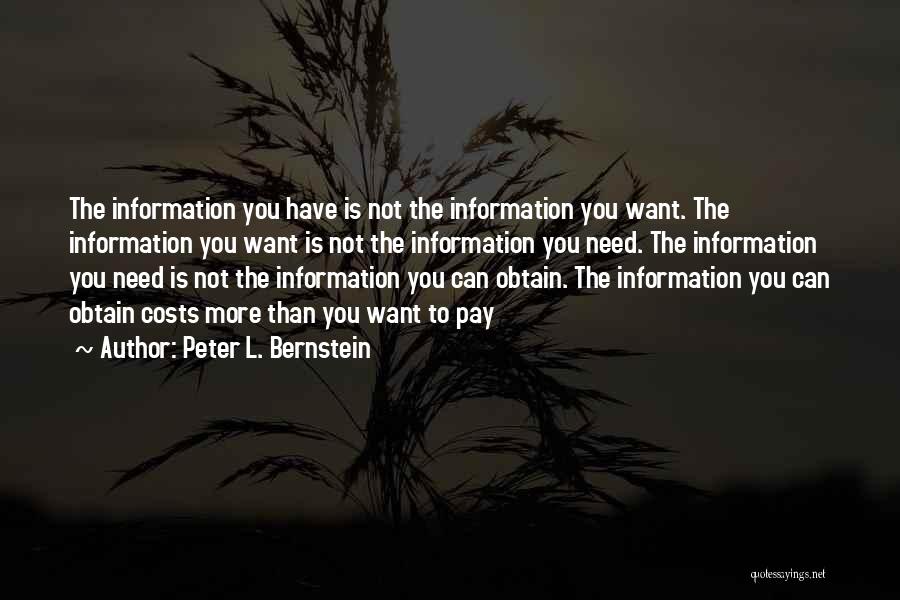 Peter L. Bernstein Quotes 350933