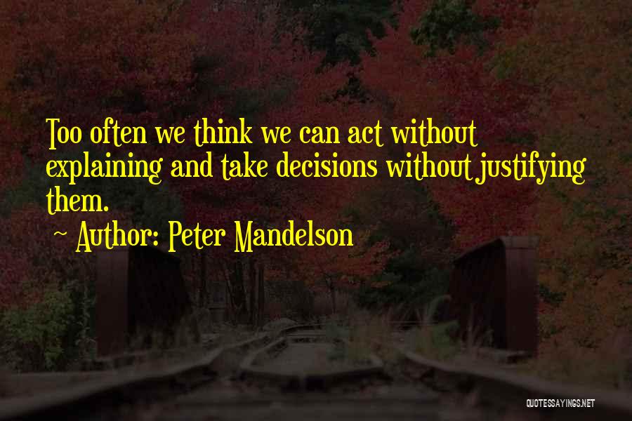 Peter Mandelson Quotes 1711895