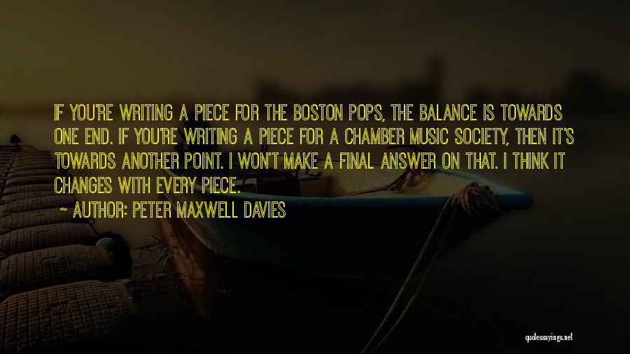 Peter Maxwell Davies Quotes 777306