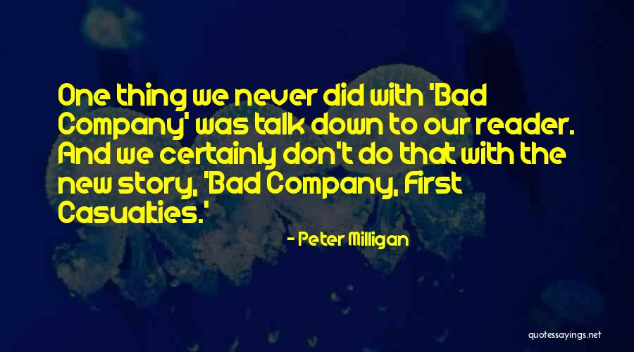 Peter Milligan Quotes 504575 Peter Milligan Quotes 504575