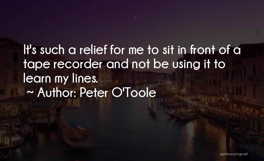 Peter O'doherty Quotes By Peter O'Toole