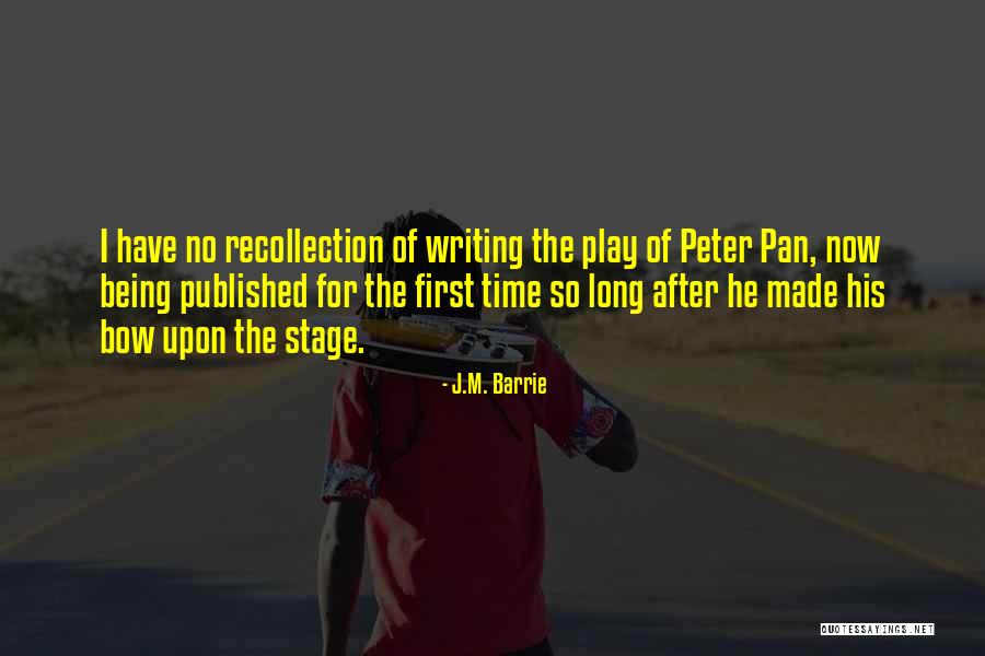 Peter Pan Long Quotes By J.M. Barrie