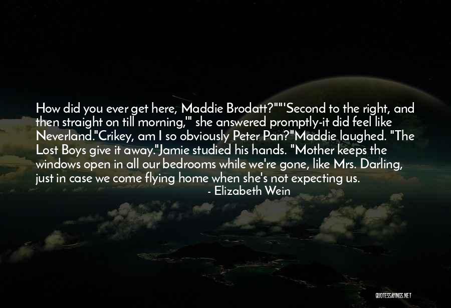 Peter Pan Off To Neverland Quotes By Elizabeth Wein Peter Pan Off To Neverland Quotes By Elizabeth Wein