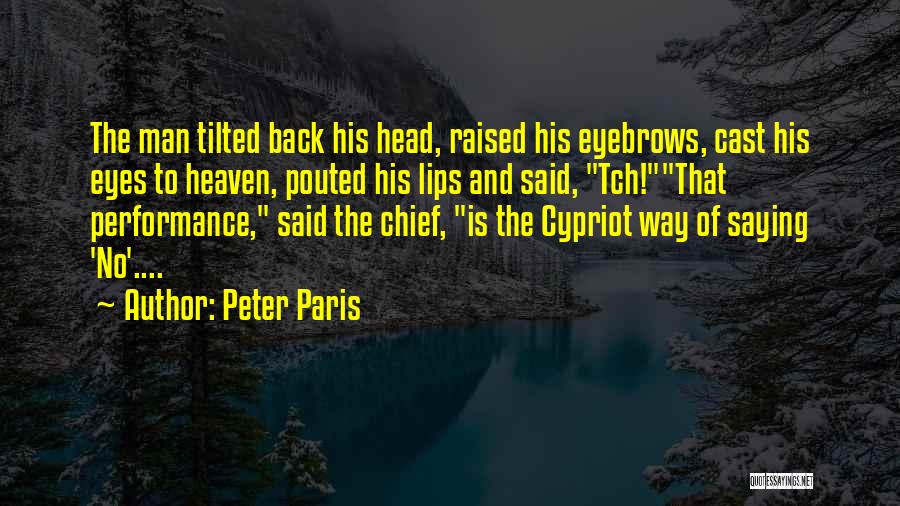 Peter Paris Quotes 410649