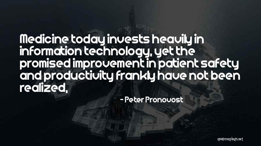 Peter Pronovost Quotes 150284