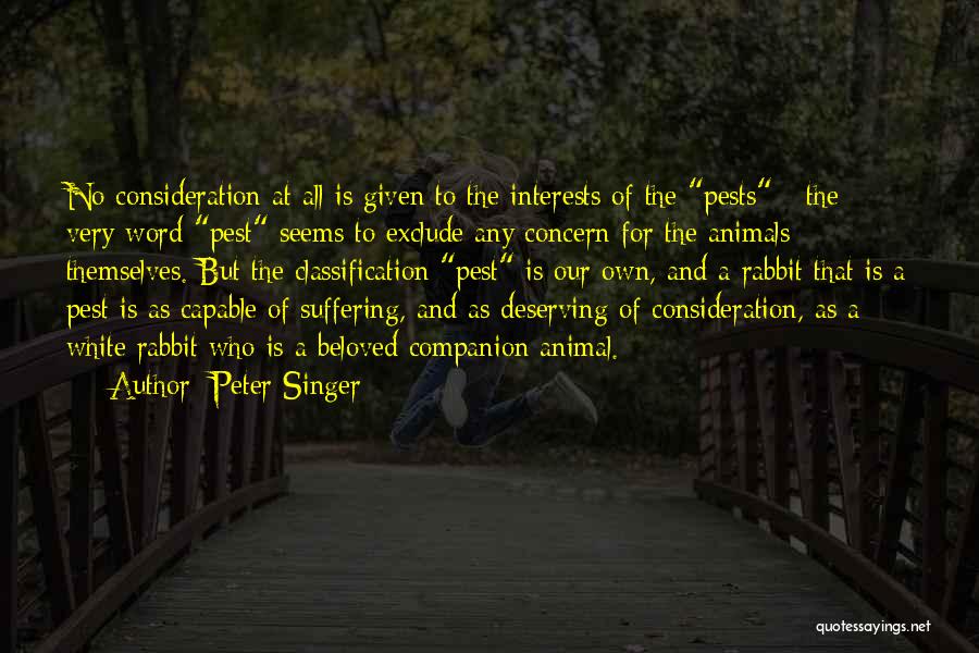 Peter Rabbit Quotes By Peter Singer