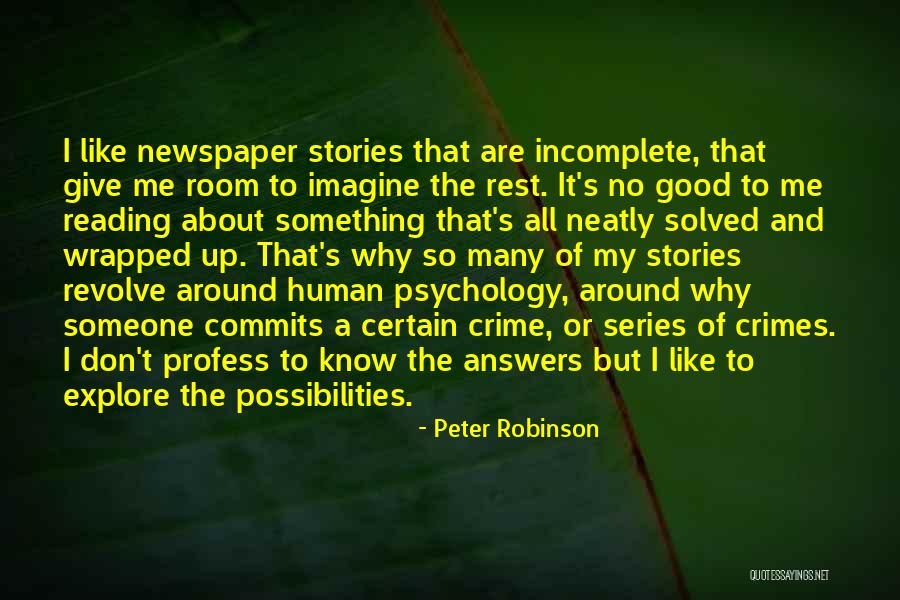 Peter Robinson Quotes 1565594