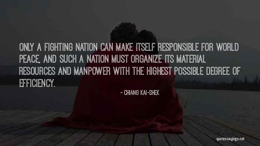 Peter Russell Clarke Quotes By Chiang Kai-shek