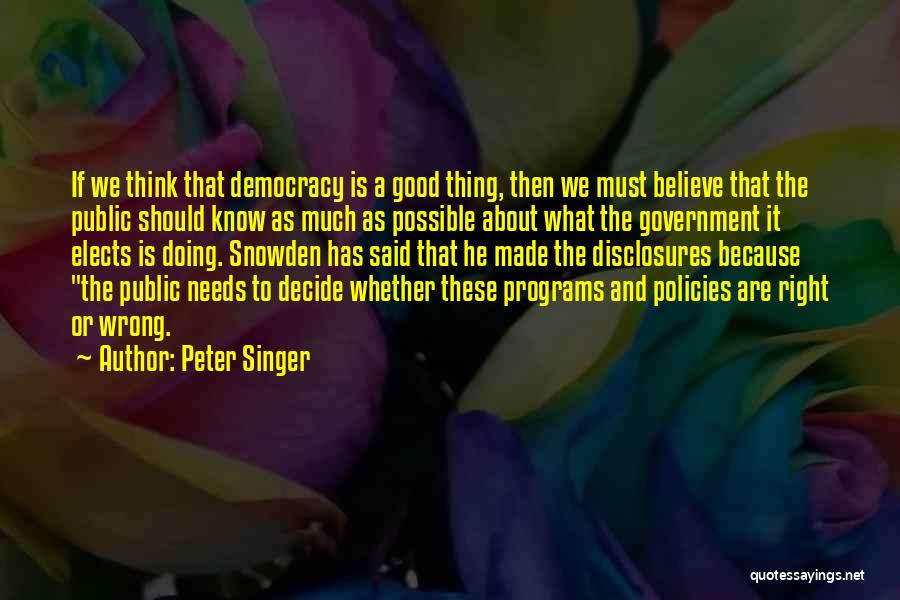 Peter Singer Quotes 137423