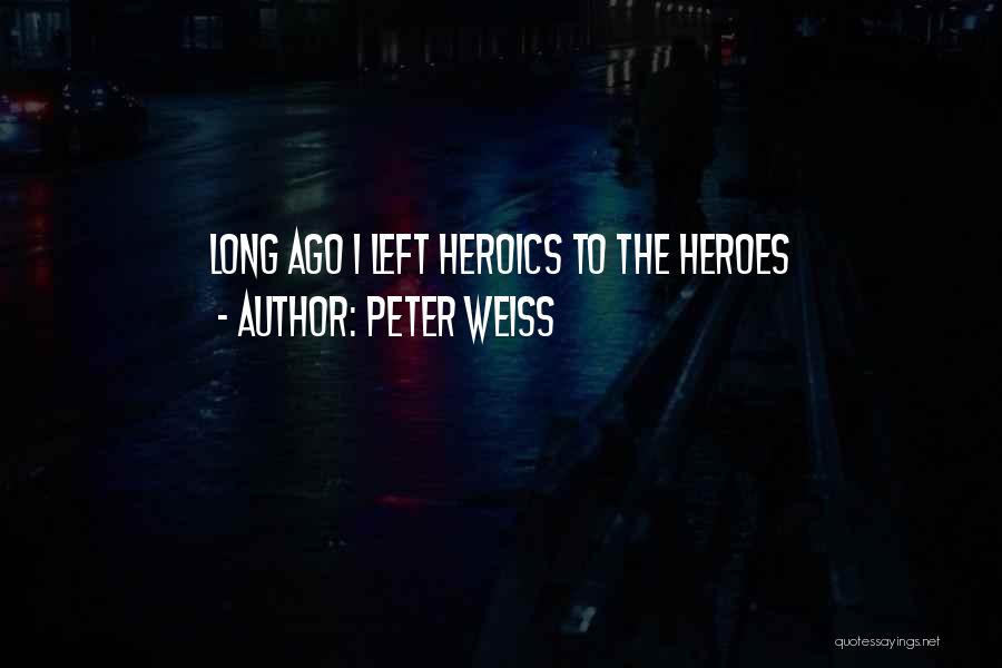 Peter Weiss Quotes 409925