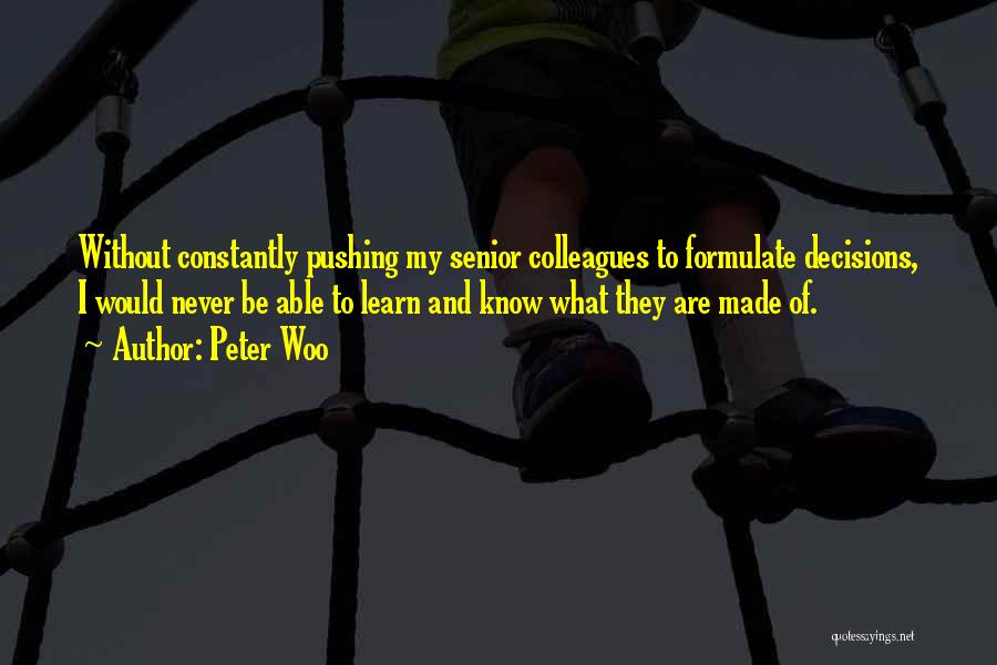 Peter Woo Quotes 803474