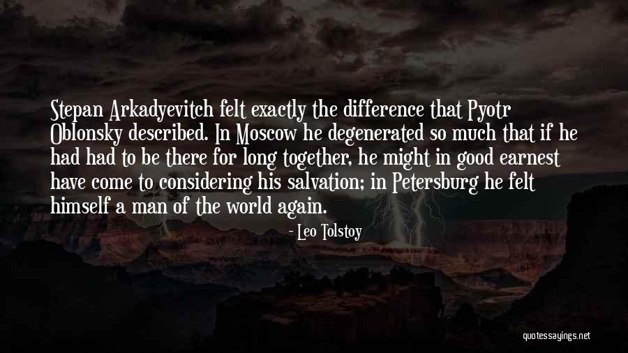 Petersburg Quotes By Leo Tolstoy