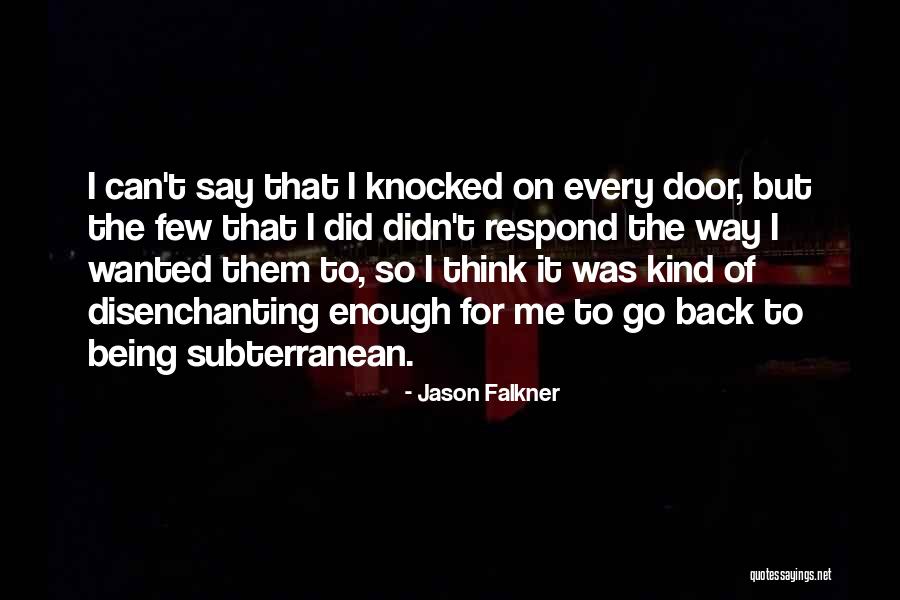 Petire Molfs Quotes By Jason Falkner Petire Molfs Quotes By Jason Falkner