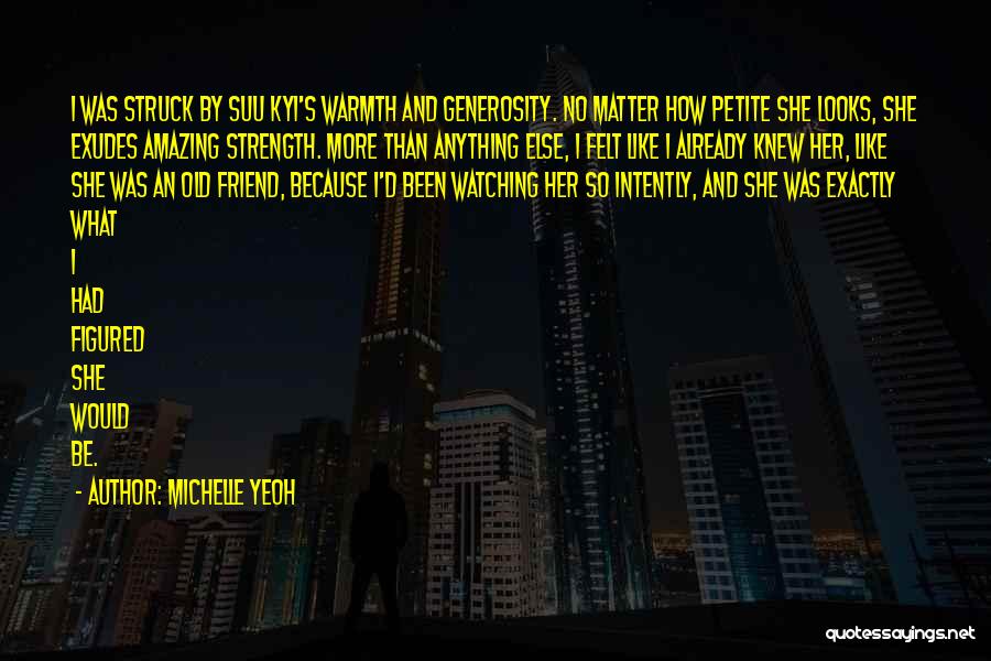 Petite Quotes By Michelle Yeoh