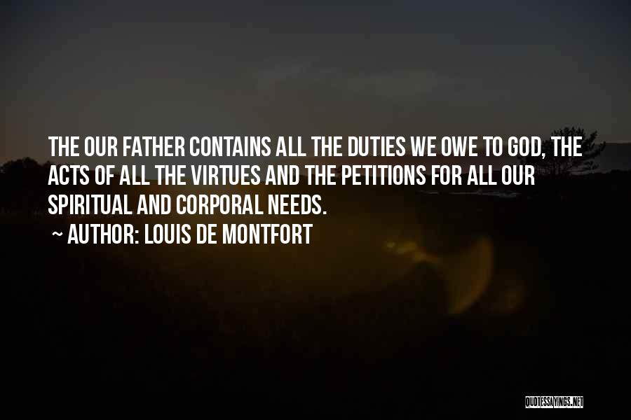 Petitions Quotes By Louis De Montfort