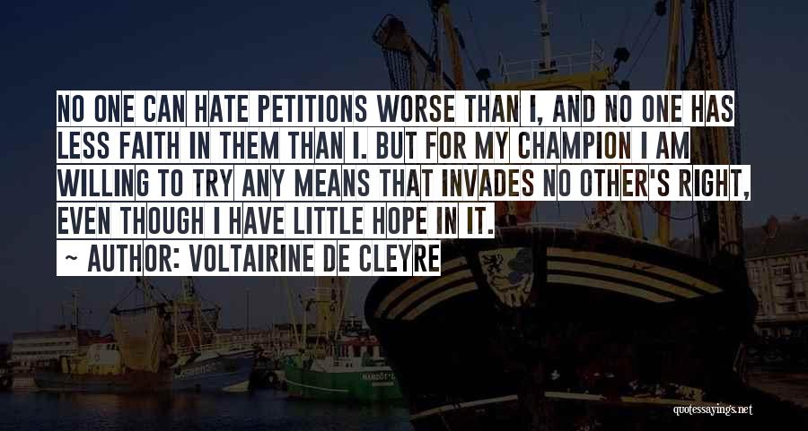 Petitions Quotes By Voltairine De Cleyre