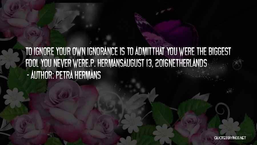 Petra Quotes By Petra Hermans