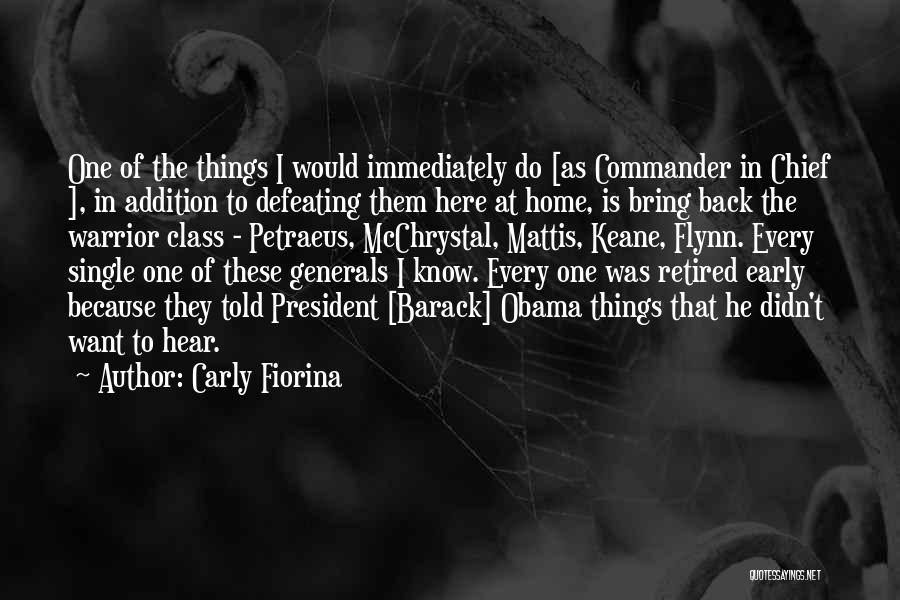 Petraeus Quotes By Carly Fiorina