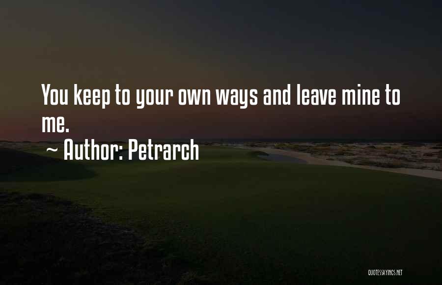 Petrarch Quotes 1084370