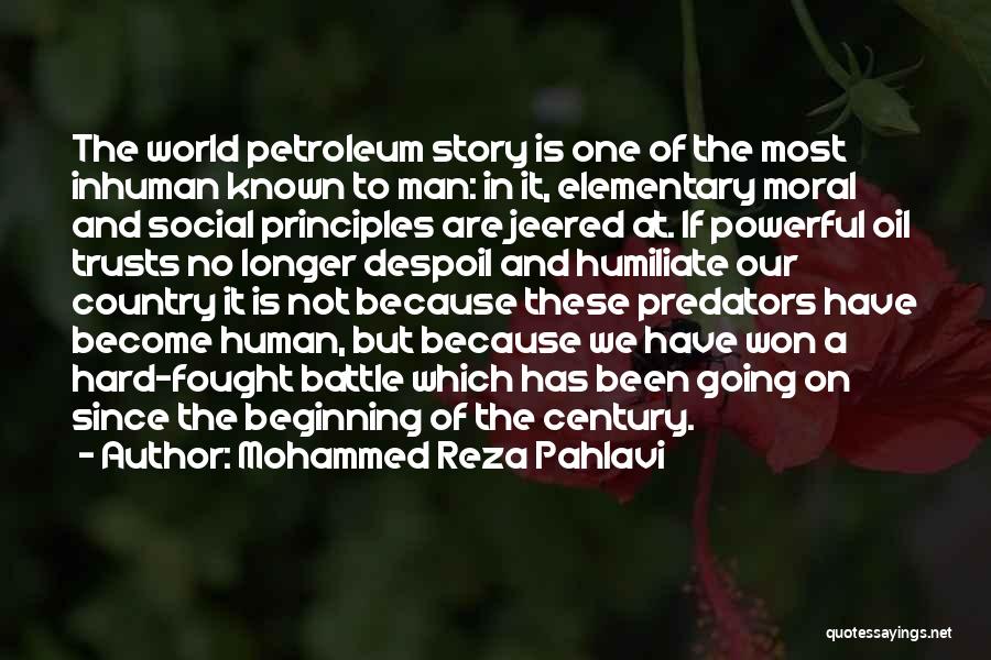 Petroleum Quotes By Mohammed Reza Pahlavi