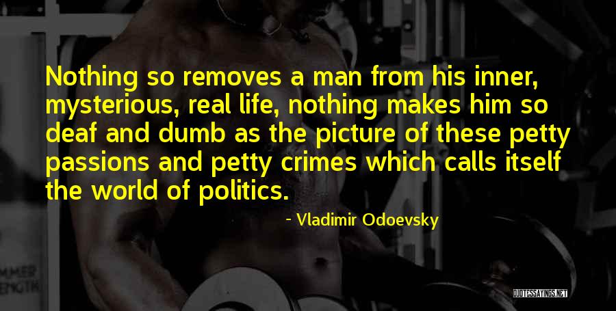 Petty Crimes Quotes By Vladimir Odoevsky