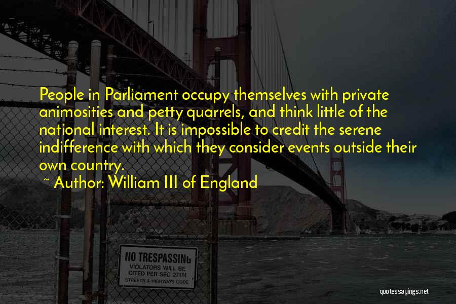 Petty Quotes By William III Of England