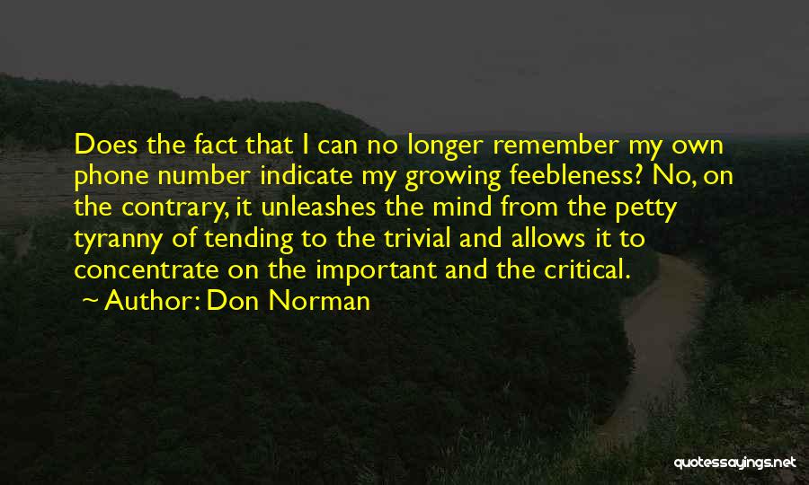 Petty Tyranny Quotes By Don Norman