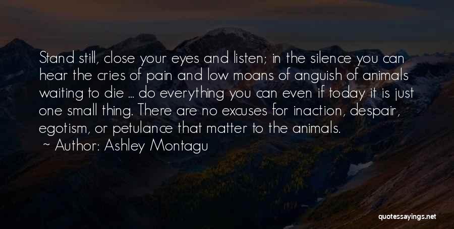 Petulance Quotes By Ashley Montagu