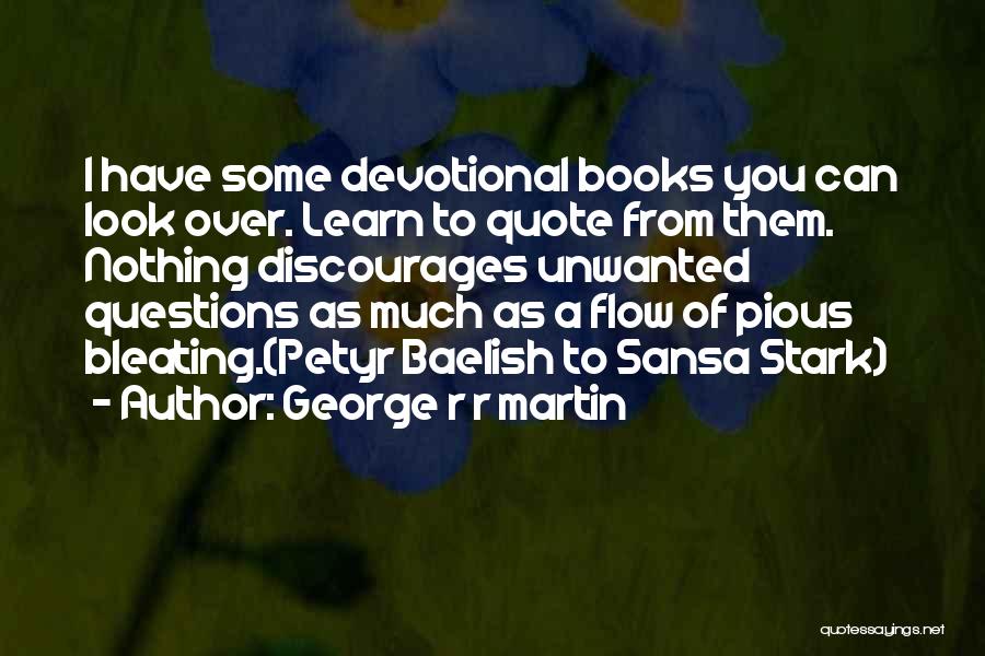 Petyr Baelish Sansa Quotes By George R R Martin