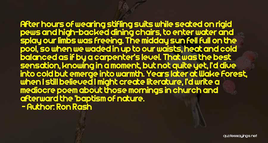 Pews Quotes By Ron Rash