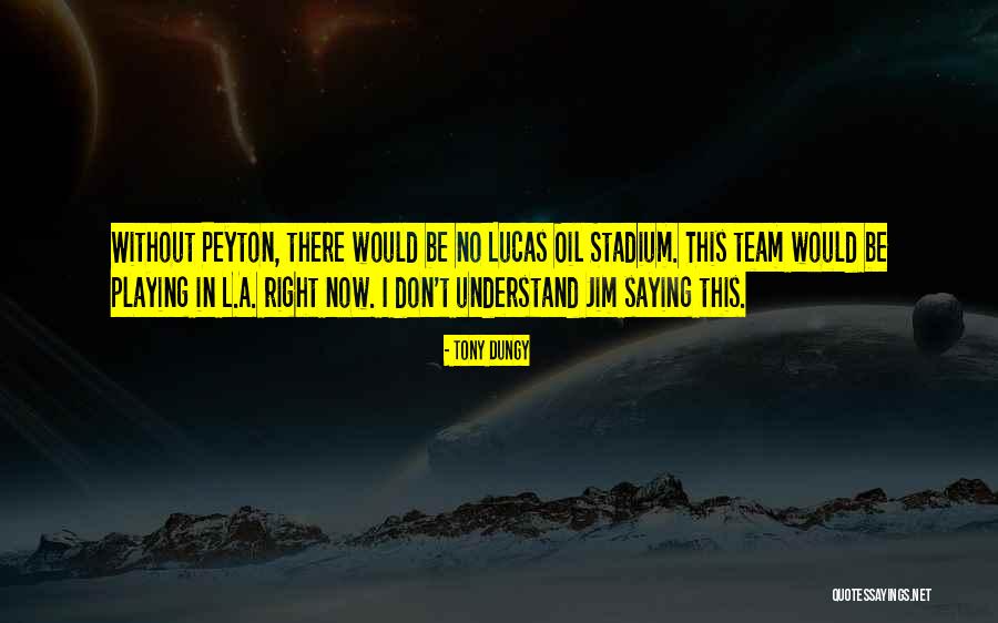 Peyton And Lucas Quotes By Tony Dungy Peyton And Lucas Quotes By Tony Dungy