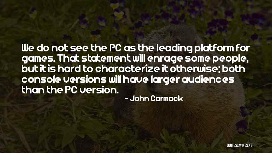 Pezzoni Pizza Quotes By John Carmack Pezzoni Pizza Quotes By John Carmack