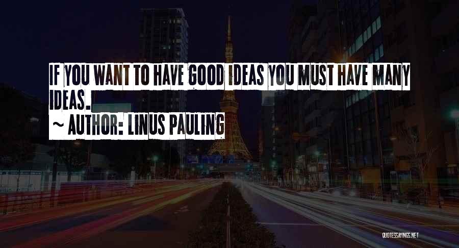Pfad Login Quotes By Linus Pauling