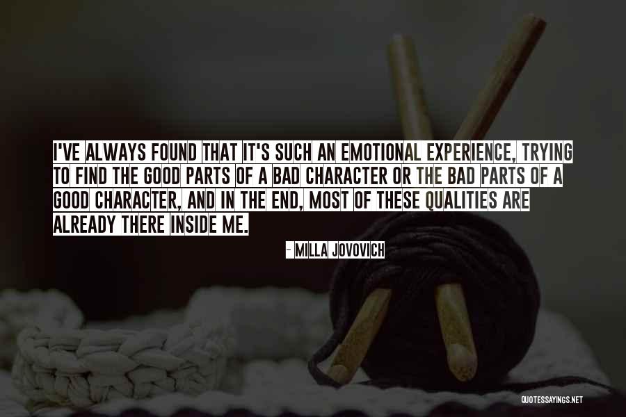 Pfeilersteine Quotes By Milla Jovovich Pfeilersteine Quotes By Milla Jovovich