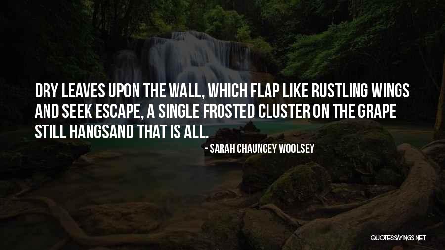 Pfeilersteine Quotes By Sarah Chauncey Woolsey Pfeilersteine Quotes By Sarah Chauncey Woolsey