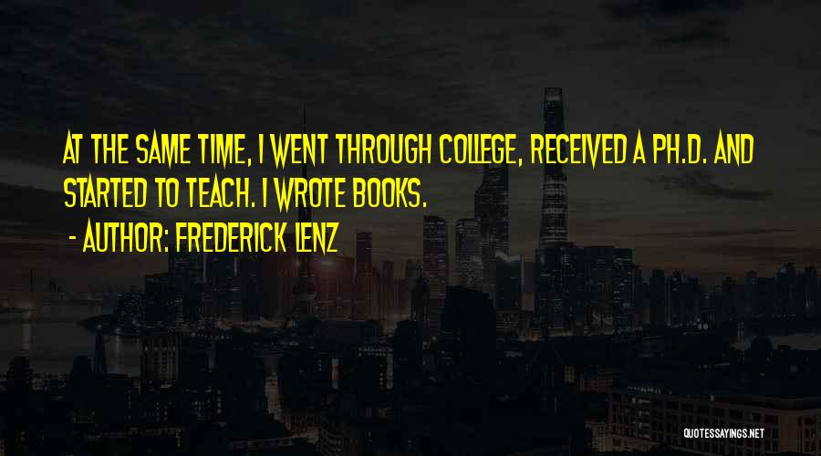 Ph Quotes By Frederick Lenz