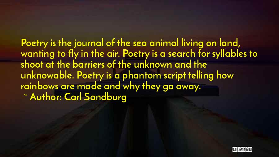 Phantom Quotes By Carl Sandburg