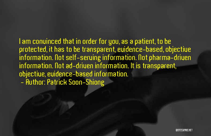 Pharma Quotes By Patrick Soon-Shiong