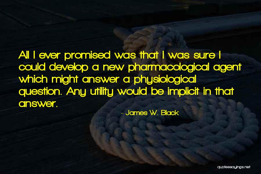 Pharmacological Quotes By James W. Black Pharmacological Quotes By James W. Black