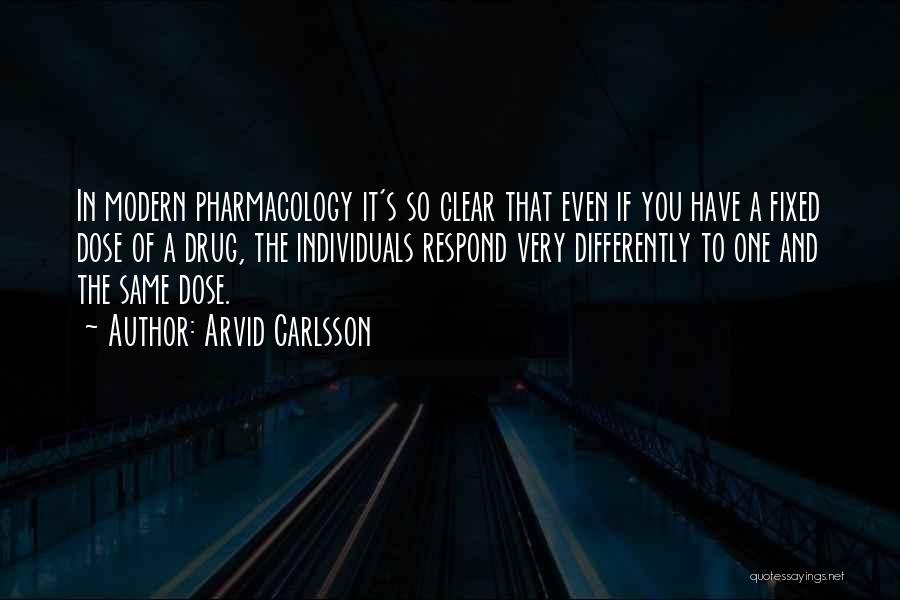 Pharmacology Quotes By Arvid Carlsson