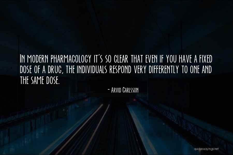 Pharmacology Quotes By Arvid Carlsson