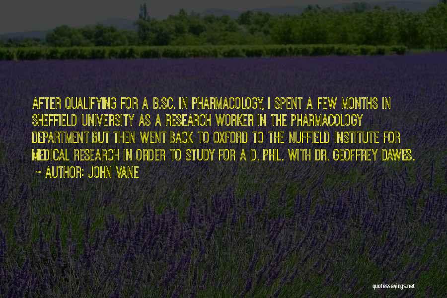 Pharmacology Quotes By John Vane